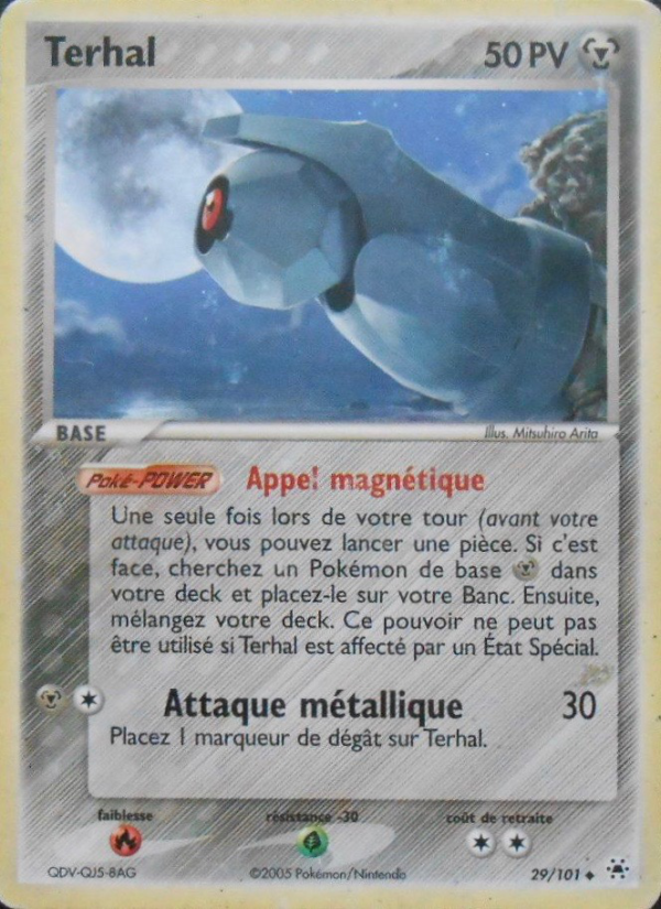 Terhal 29 — EX Légendes Oubliées (French Pokémon TCG card)