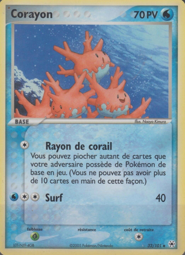 Corayon 32 — EX Légendes Oubliées (French Pokémon TCG card)