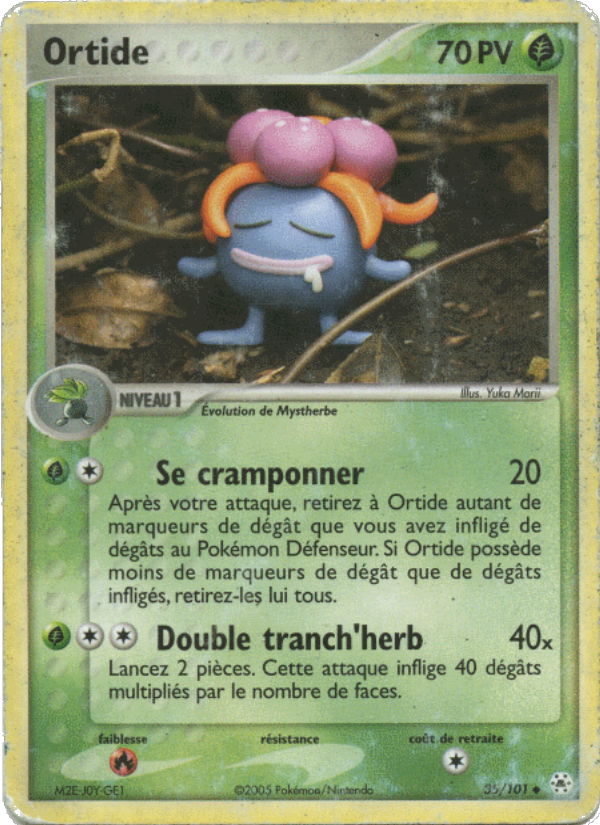 Ortide 35 — EX Légendes Oubliées (French Pokémon TCG card)