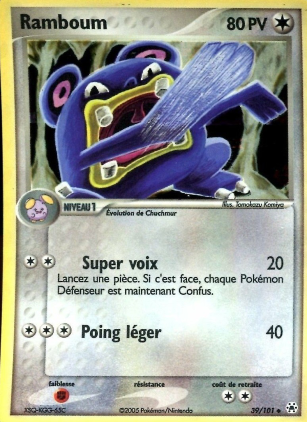 Ramboum 39 — EX Légendes Oubliées (French Pokémon TCG card)
