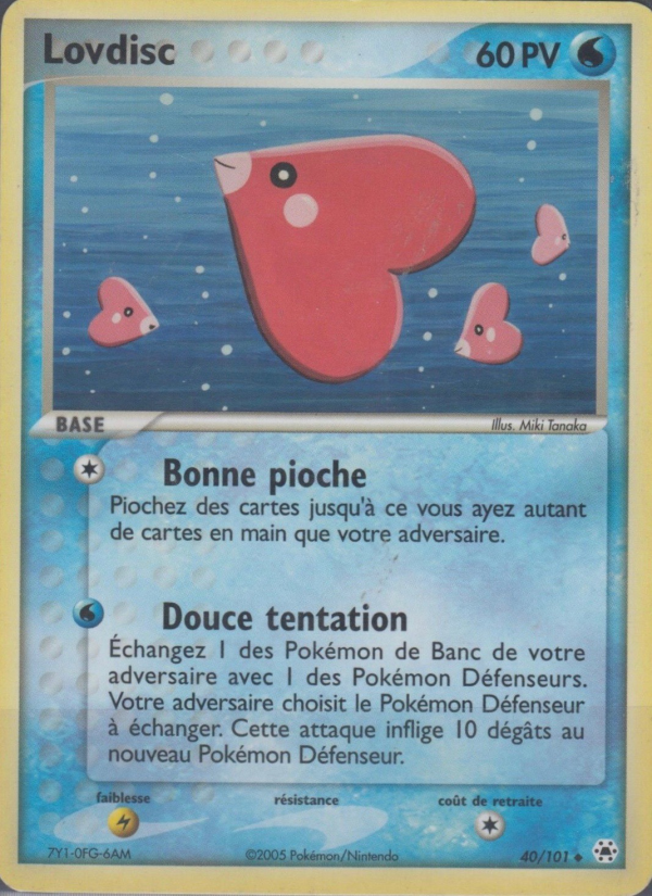 Lovdisc 40 — EX Légendes Oubliées (French Pokémon TCG card)