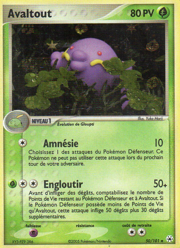 Avaltout 50 — EX Légendes Oubliées (French Pokémon TCG card)