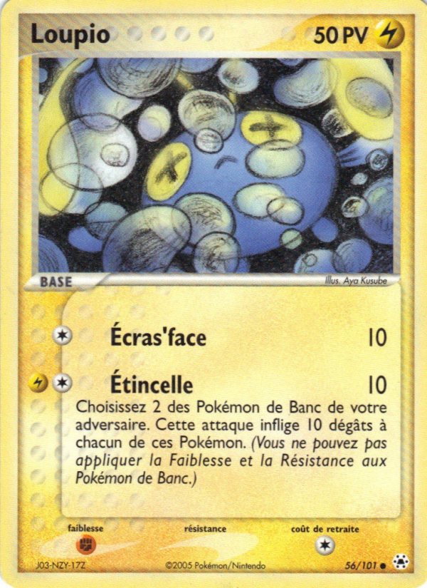 Loupio 56 — EX Légendes Oubliées (French Pokémon TCG card)