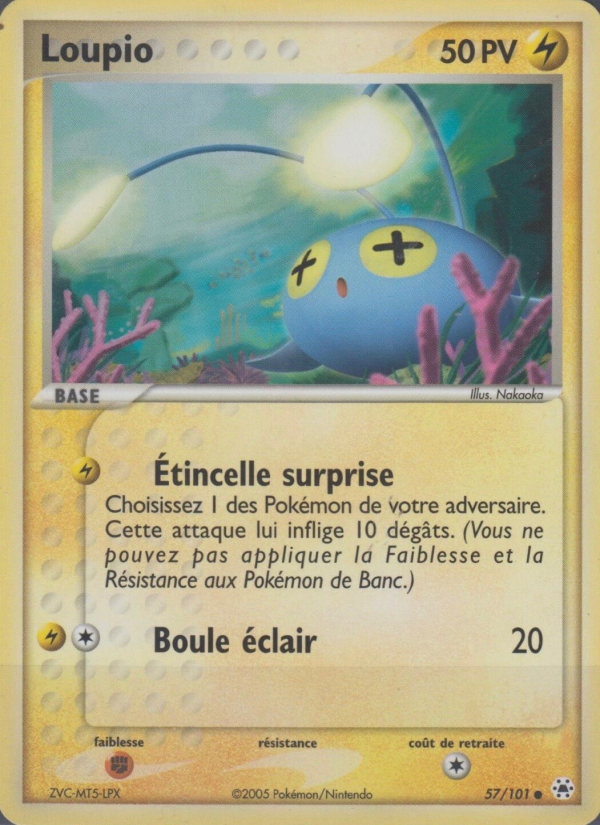 Loupio 57 — EX Légendes Oubliées (French Pokémon TCG card)