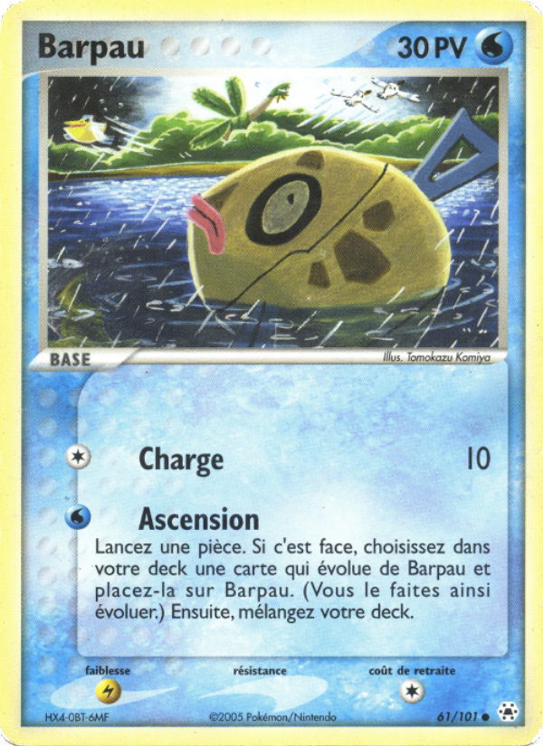 Barpau 61 — EX Légendes Oubliées (French Pokémon TCG card)