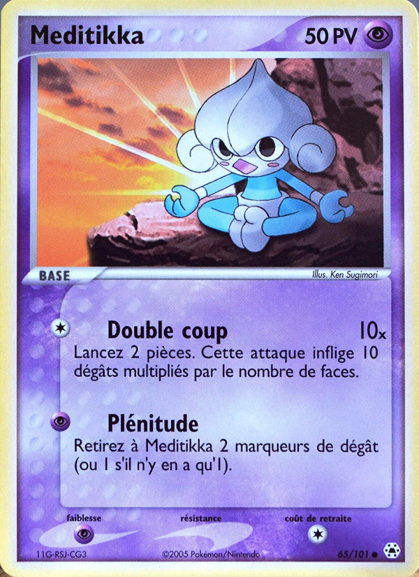 Meditikka 65 — EX Légendes Oubliées (French Pokémon TCG card)