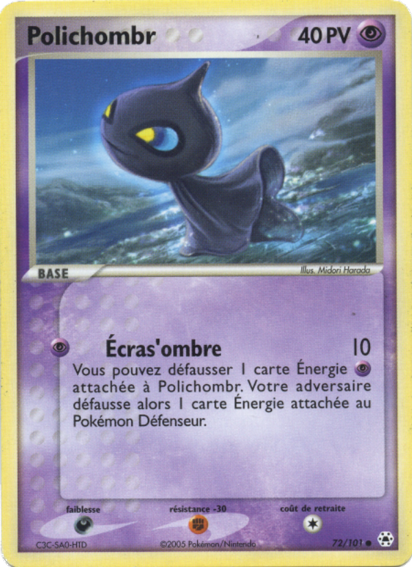 Polichombr 72 — EX Légendes Oubliées (French Pokémon TCG card)
