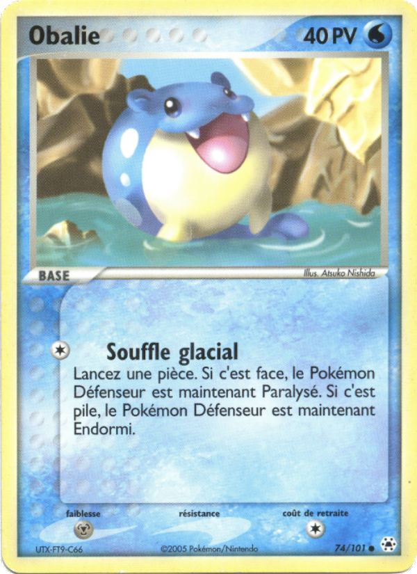 Obalie 74 — EX Légendes Oubliées (French Pokémon TCG card)