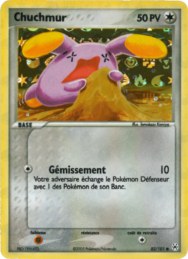 Chuchmur 82 — EX Légendes Oubliées (French Pokémon TCG card)