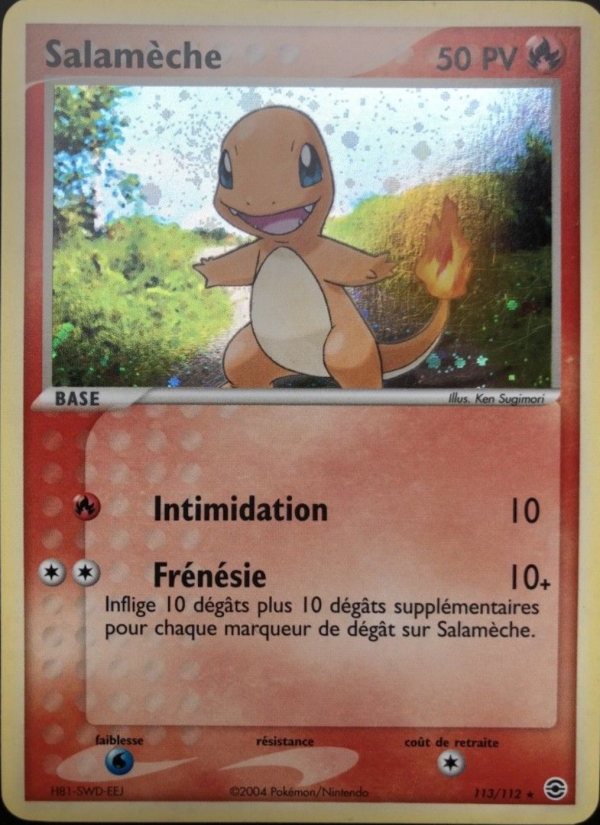 Salamèche 113 — EX Rouge Feu & Vert Feuille (French Pokémon TCG card)