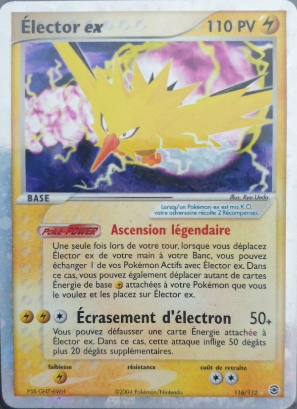 Élector ex 116 — EX Rouge Feu & Vert Feuille (French Pokémon TCG card)