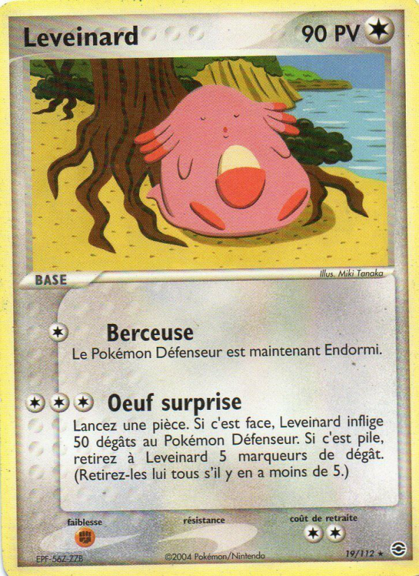Leveinard 19 — EX Rouge Feu & Vert Feuille (French Pokémon TCG card)