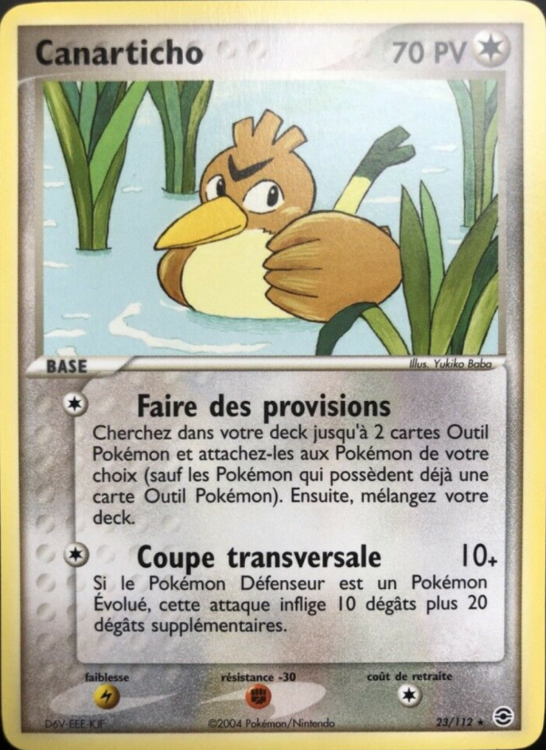 Canarticho 23 — EX Rouge Feu & Vert Feuille (French Pokémon TCG card)
