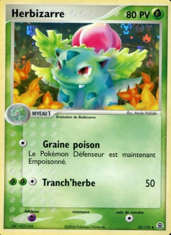 Herbizarre 35 — EX Rouge Feu & Vert Feuille (French Pokémon TCG card)