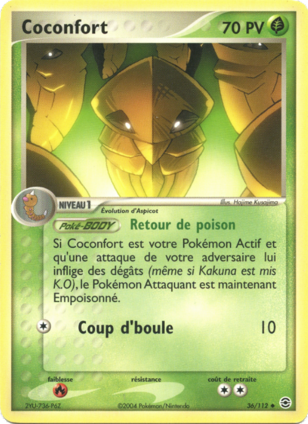 Coconfort 36 — EX Rouge Feu & Vert Feuille (French Pokémon TCG card)