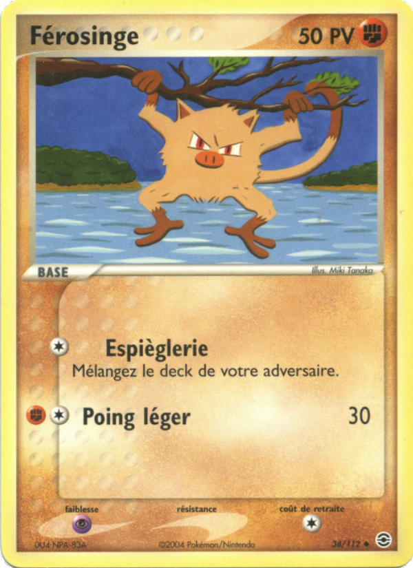 Férosinge 38 — EX Rouge Feu & Vert Feuille (French Pokémon TCG card)