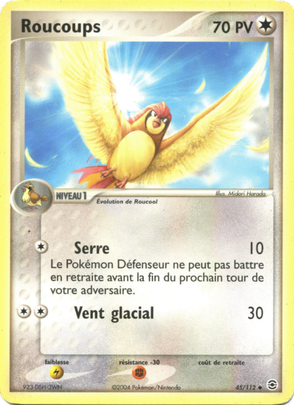 Roucoups 45 — EX Rouge Feu & Vert Feuille (French Pokémon TCG card)
