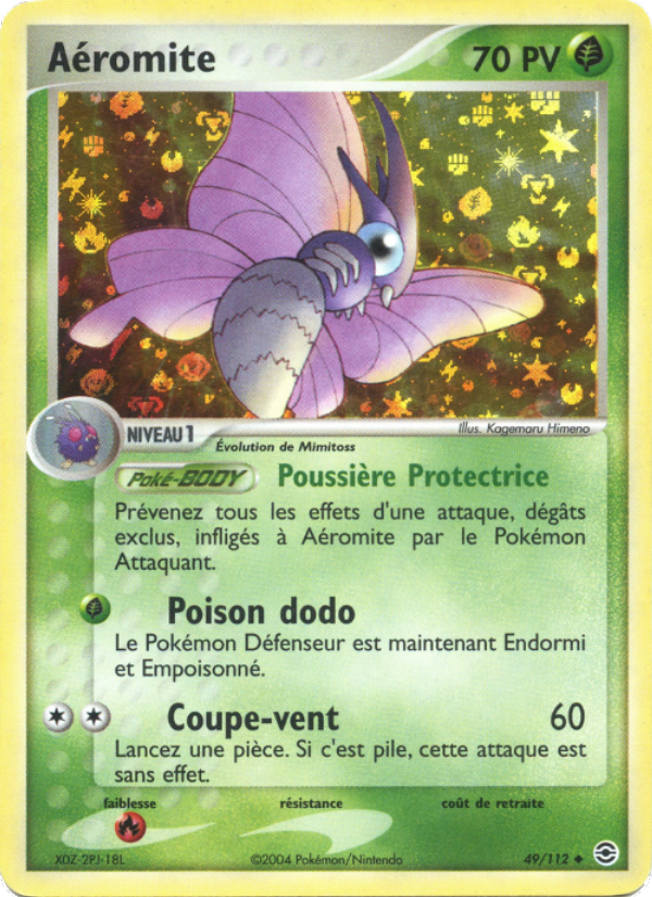 Aéromite 49 — EX Rouge Feu & Vert Feuille (French Pokémon TCG card)