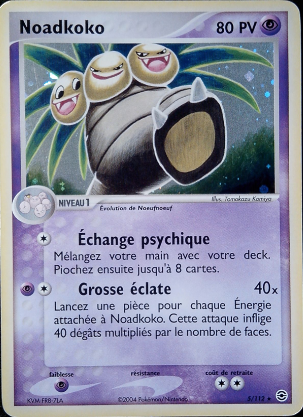 Noadkoko 5 — EX Rouge Feu & Vert Feuille (French Pokémon TCG card)