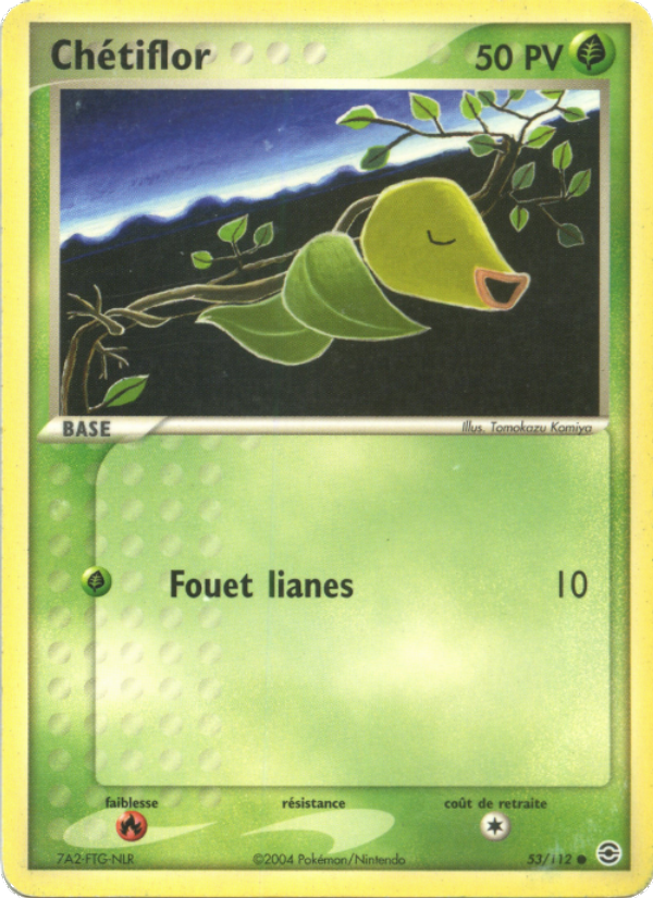 Chétiflor 53 — EX Rouge Feu & Vert Feuille (French Pokémon TCG card)