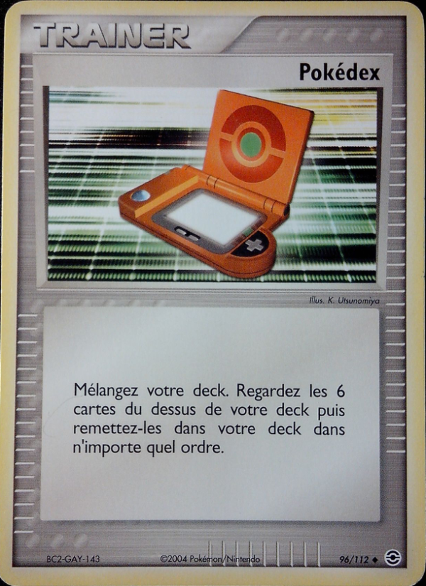Pokédex 96 — EX Rouge Feu & Vert Feuille (French Pokémon TCG card)