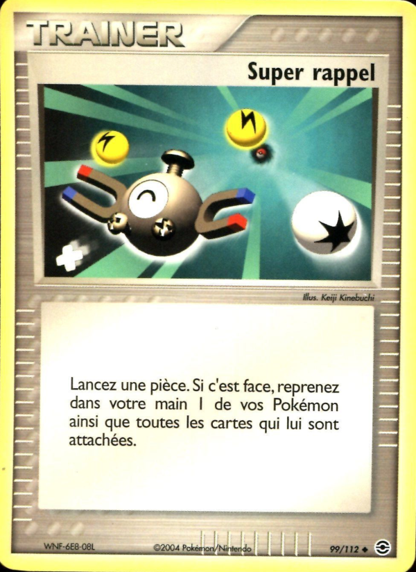 Super rappel 99 — EX Rouge Feu & Vert Feuille (French Pokémon TCG card)