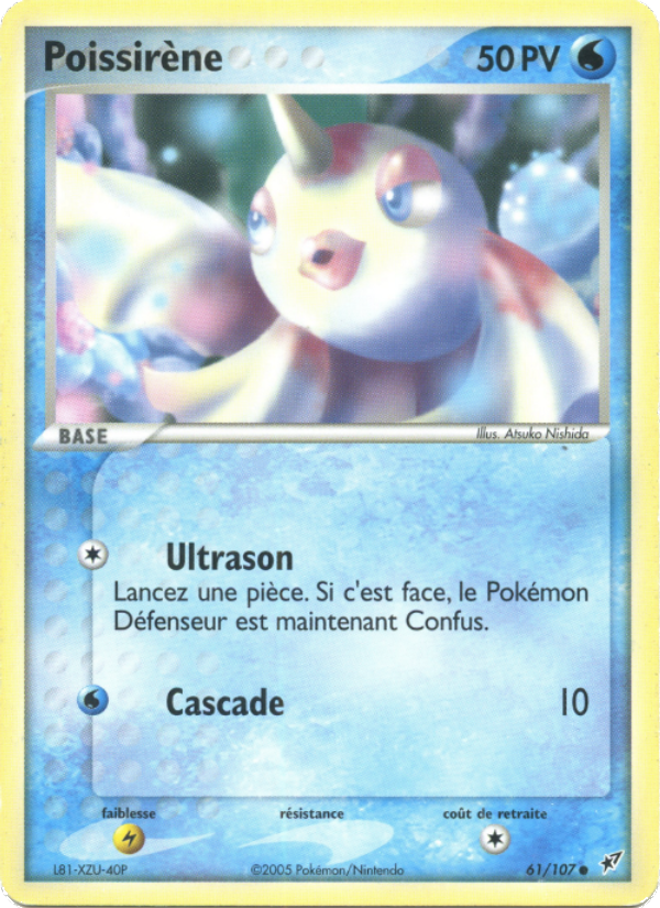 Poissirène 61 — EX Deoxys (French Pokémon TCG card)