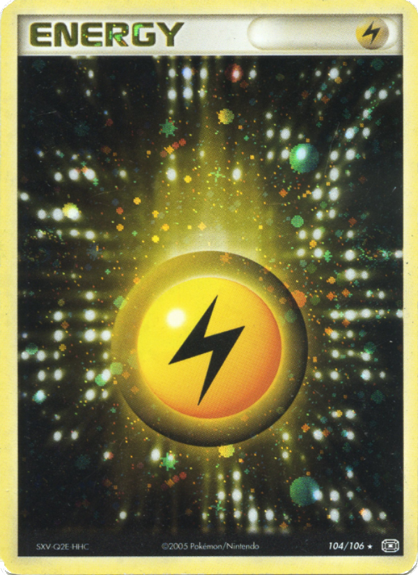 Énergie Électrique 104 — EX Émeraude (French Pokémon TCG card)