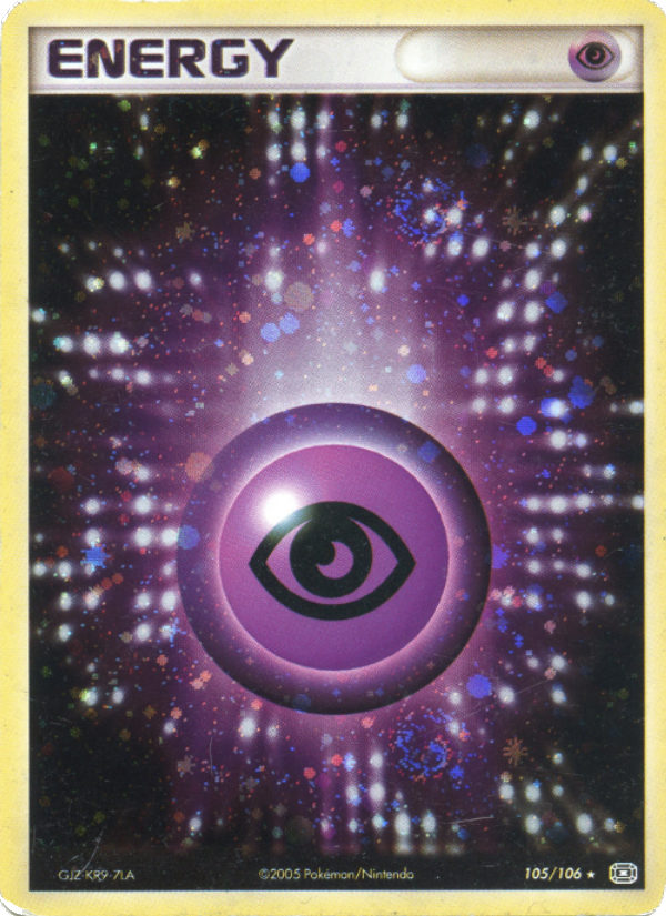 Énergie Psy 105 — EX Émeraude (French Pokémon TCG card)
