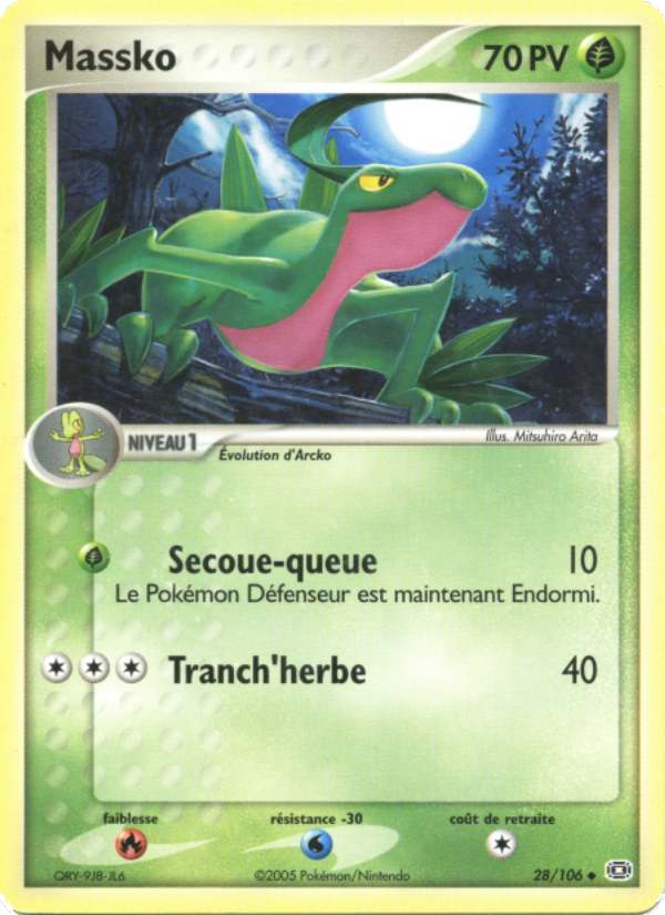 Massko 28 — EX Émeraude (French Pokémon TCG card)