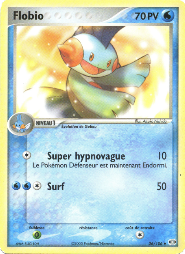 Flobio 36 — EX Émeraude (French Pokémon TCG card)