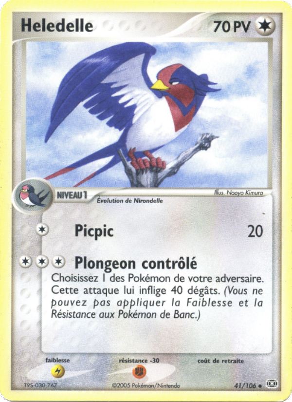 Heledelle 41 — EX Émeraude (French Pokémon TCG card)