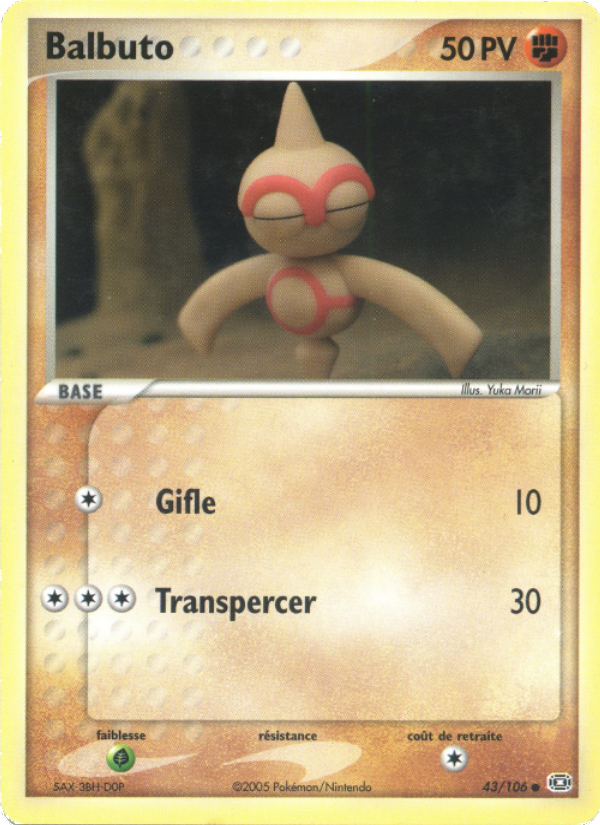 Balbuto 43 — EX Émeraude (French Pokémon TCG card)