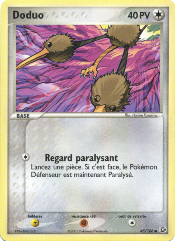 Doduo 45 — EX Émeraude (French Pokémon TCG card)