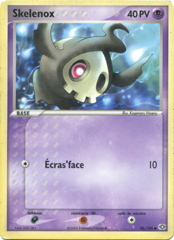 Skelenox 46 — EX Émeraude (French Pokémon TCG card)