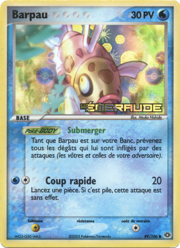 Barpau 49 — EX Émeraude (French Pokémon TCG card)