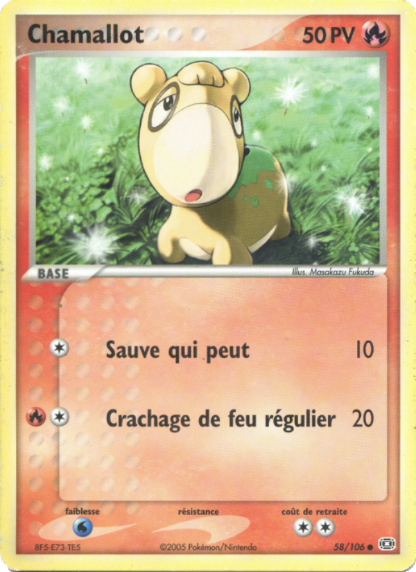 Chamallot 58 — EX Émeraude (French Pokémon TCG card)