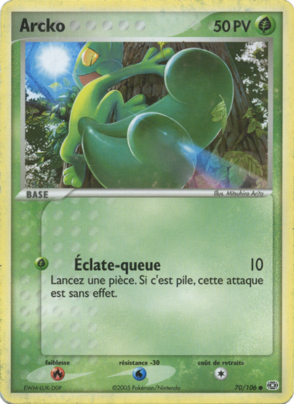 Arcko 70 — EX Émeraude (French Pokémon TCG card)