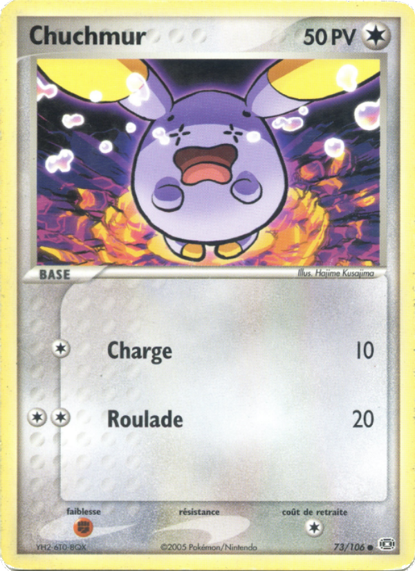 Chuchmur 73 — EX Émeraude (French Pokémon TCG card)
