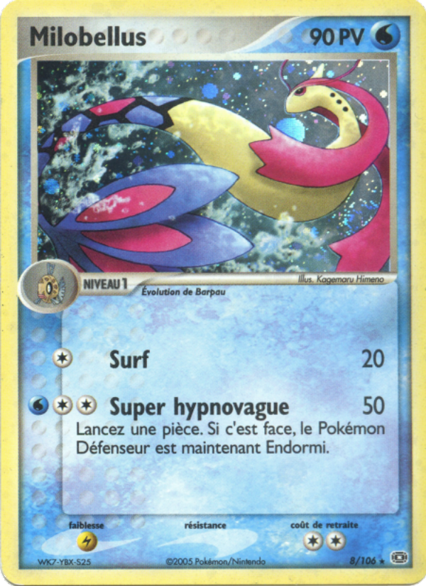 Milobellus 8 — EX Émeraude (French Pokémon TCG card)