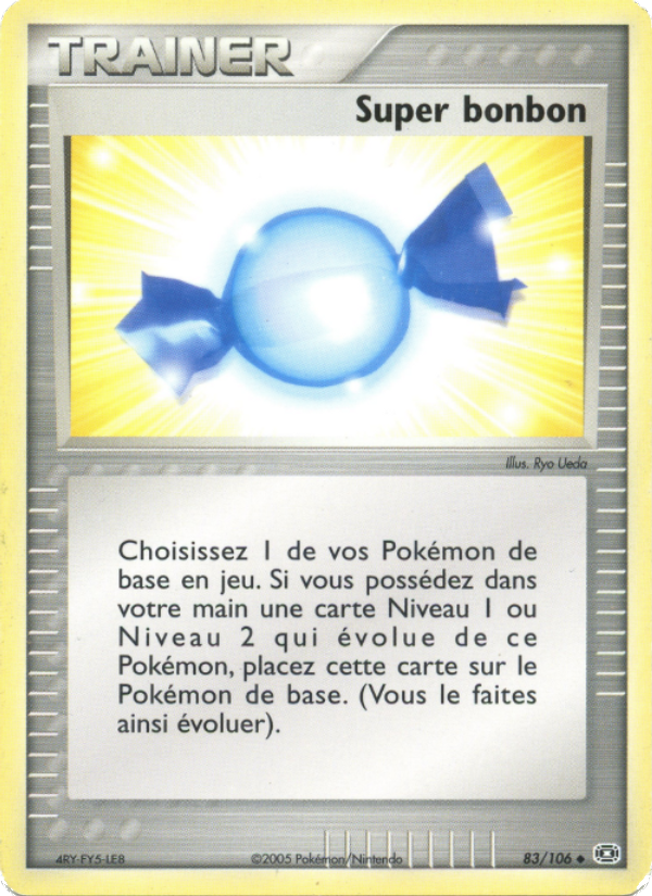 Super bonbon 83 — EX Émeraude (French Pokémon TCG card)