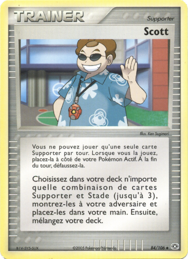 Scott 84 — EX Émeraude (French Pokémon TCG card)