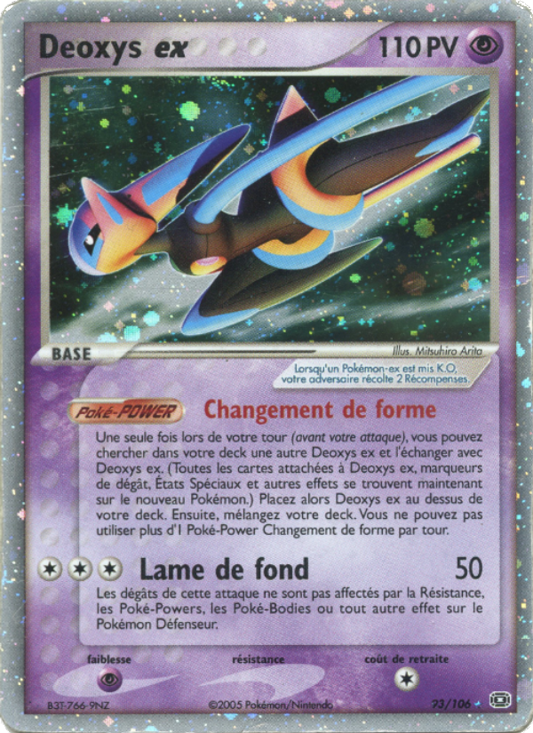 Deoxys ex 93 — EX Émeraude (French Pokémon TCG card)