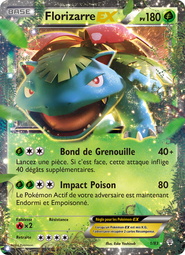 Florizarre-EX 1 — Générations (French Pokémon TCG card)