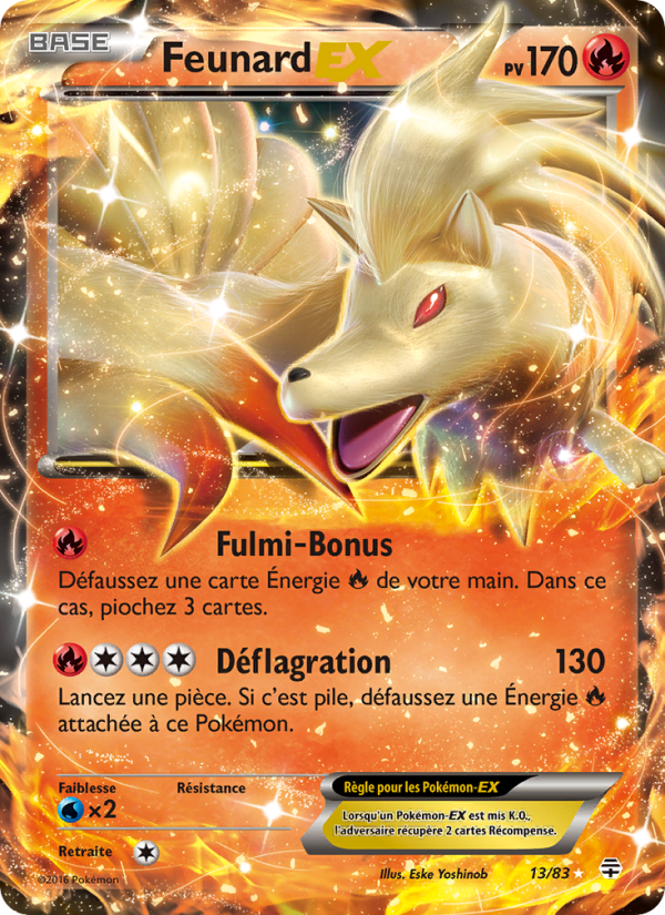 Feunard-EX 13 — Générations (French Pokémon TCG card)