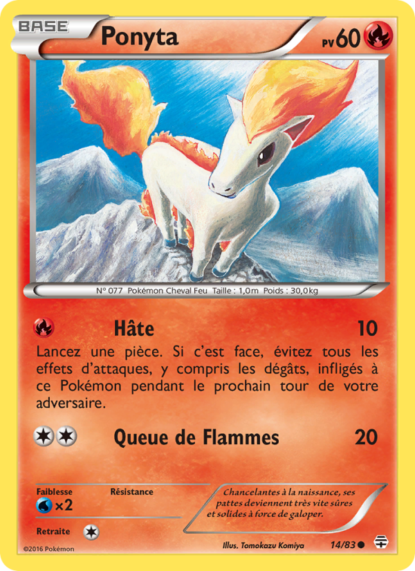 Ponyta 14 — Générations (French Pokémon TCG card)