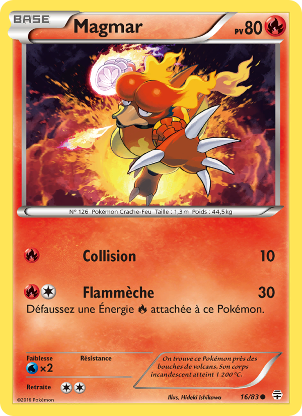 Magmar 16 — Générations (French Pokémon TCG card)