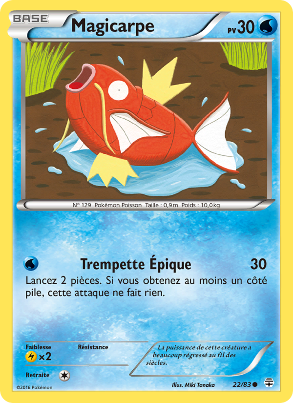 Magicarpe 22 — Générations (French Pokémon TCG card)