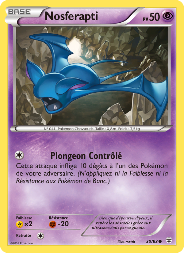 Nosferapti 30 — Générations (French Pokémon TCG card)