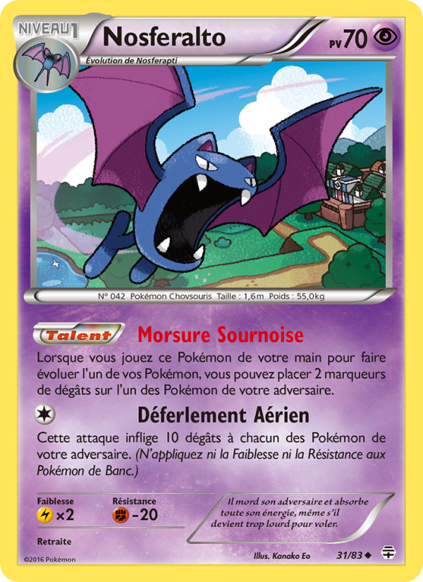 Nosferalto 31 — Générations (French Pokémon TCG card)